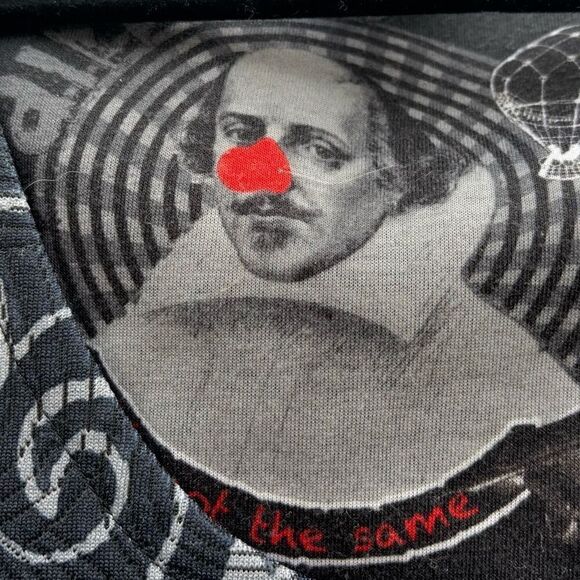 Desigual Printed Black Gray Bodycon Dress Medium - Picture 4 of 7